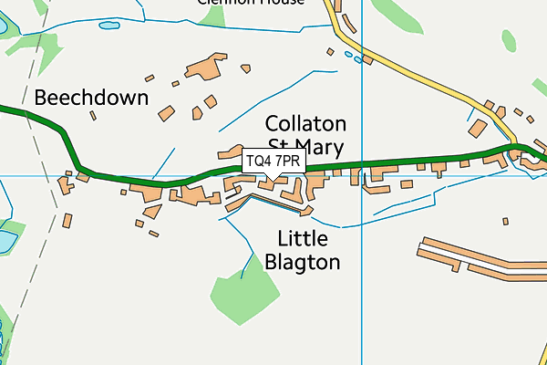 TQ4 7PR map - OS VectorMap District (Ordnance Survey)