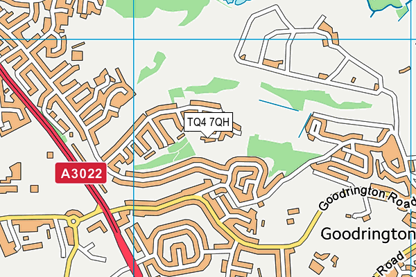 TQ4 7QH map - OS VectorMap District (Ordnance Survey)