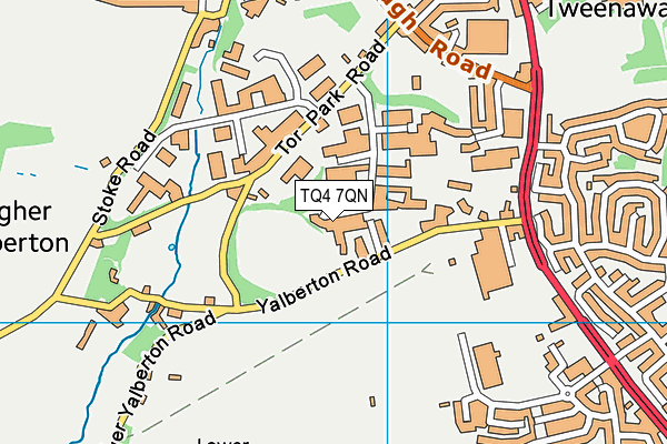 TQ4 7QN map - OS VectorMap District (Ordnance Survey)