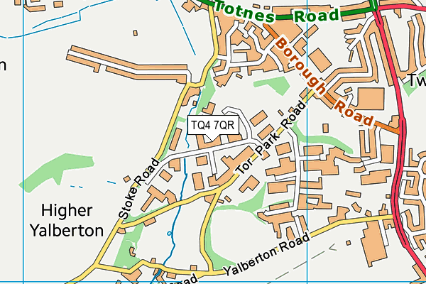 Winners 2000 Fitness Limited (Paignton) map (TQ4 7QR) - OS VectorMap District (Ordnance Survey)