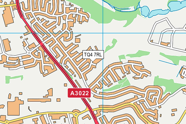 TQ4 7RL map - OS VectorMap District (Ordnance Survey)