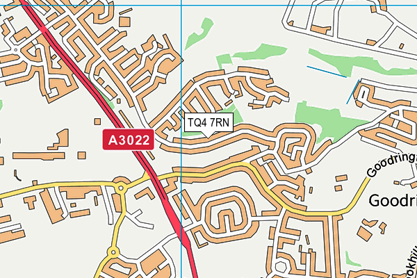 TQ4 7RN map - OS VectorMap District (Ordnance Survey)