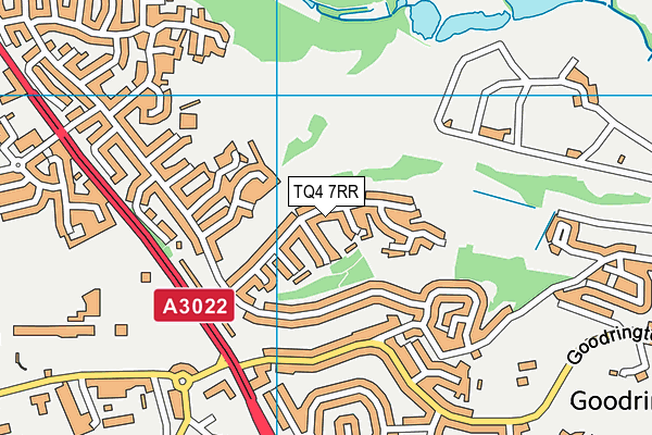 TQ4 7RR map - OS VectorMap District (Ordnance Survey)