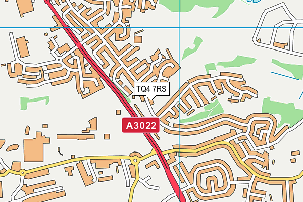 TQ4 7RS map - OS VectorMap District (Ordnance Survey)