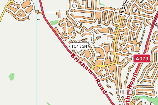 TQ4 7SN map - OS VectorMap District (Ordnance Survey)