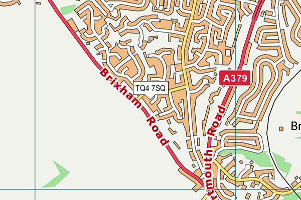 TQ4 7SQ map - OS VectorMap District (Ordnance Survey)