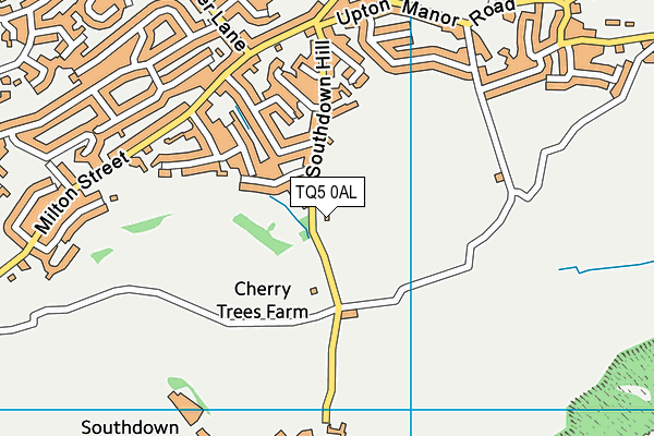 TQ5 0AL map - OS VectorMap District (Ordnance Survey)