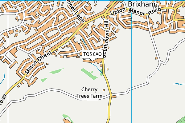 TQ5 0AQ map - OS VectorMap District (Ordnance Survey)