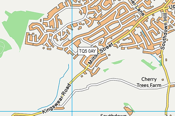TQ5 0AY map - OS VectorMap District (Ordnance Survey)