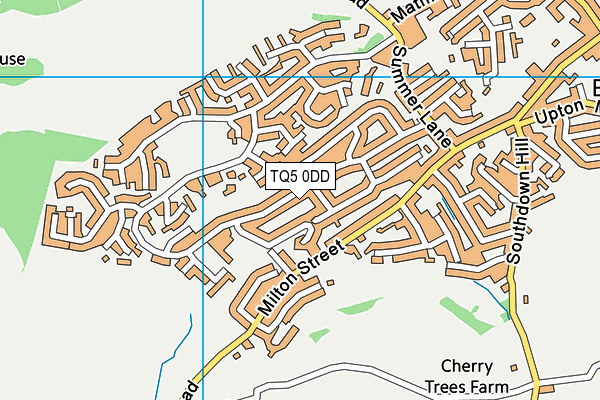 TQ5 0DD map - OS VectorMap District (Ordnance Survey)