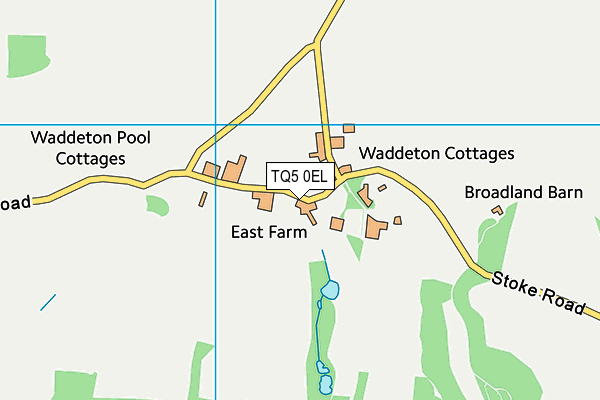 TQ5 0EL map - OS VectorMap District (Ordnance Survey)