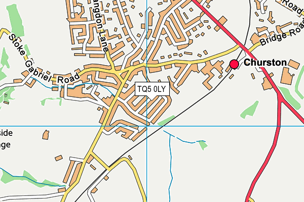 TQ5 0LY map - OS VectorMap District (Ordnance Survey)