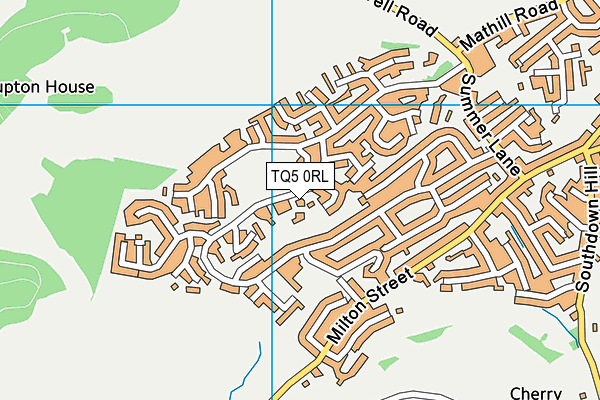 TQ5 0RL map - OS VectorMap District (Ordnance Survey)