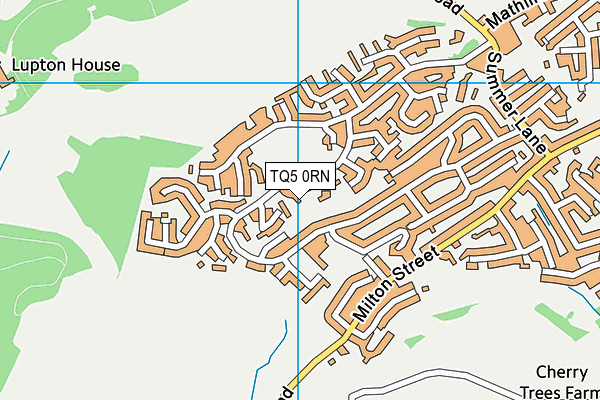 TQ5 0RN map - OS VectorMap District (Ordnance Survey)