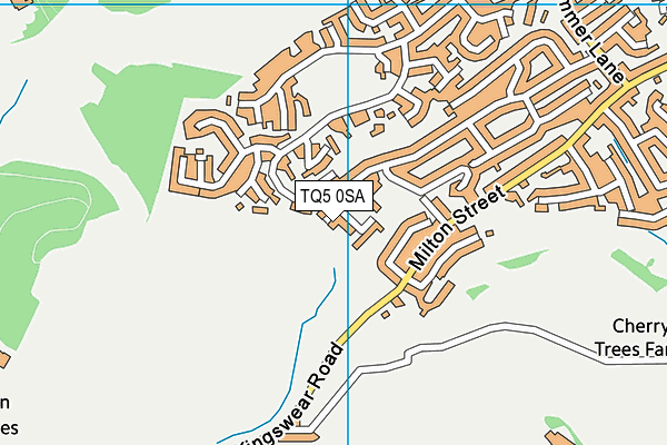 TQ5 0SA map - OS VectorMap District (Ordnance Survey)