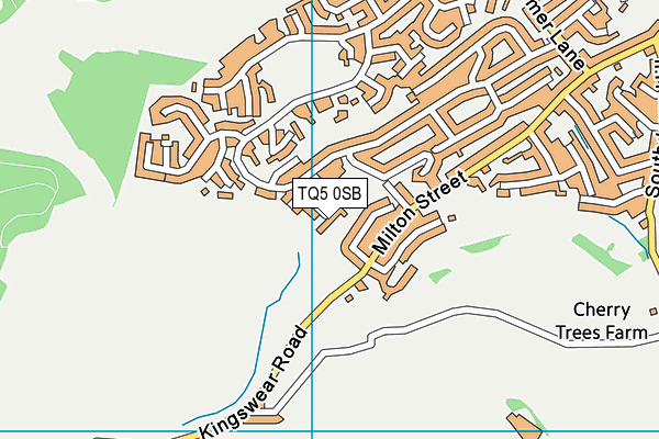 Mayfield School (Chestnut Centre) map (TQ5 0SB) - OS VectorMap District (Ordnance Survey)
