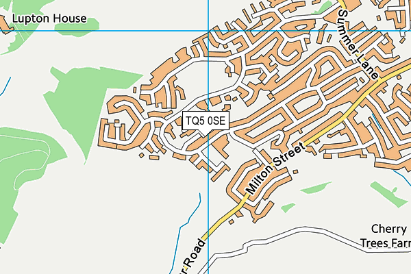 TQ5 0SE map - OS VectorMap District (Ordnance Survey)