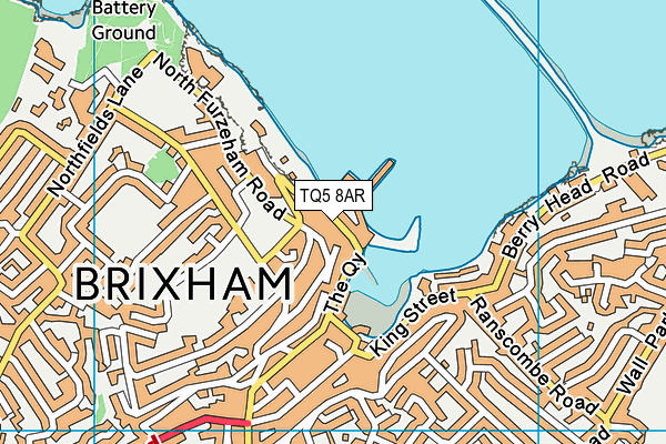 Map of THE BRIXHAM GIN COMPANY LTD. at district scale
