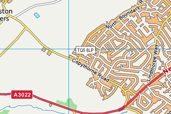 TQ5 8LP map - OS VectorMap District (Ordnance Survey)
