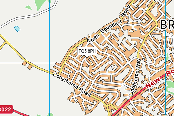 TQ5 8PH map - OS VectorMap District (Ordnance Survey)