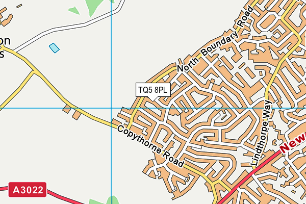 TQ5 8PL map - OS VectorMap District (Ordnance Survey)