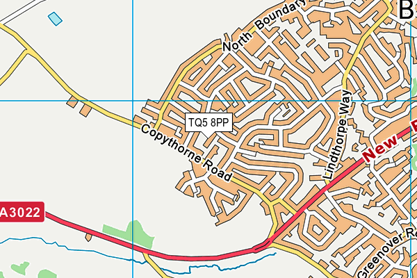 TQ5 8PP map - OS VectorMap District (Ordnance Survey)