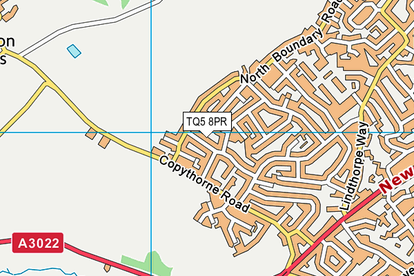 TQ5 8PR map - OS VectorMap District (Ordnance Survey)