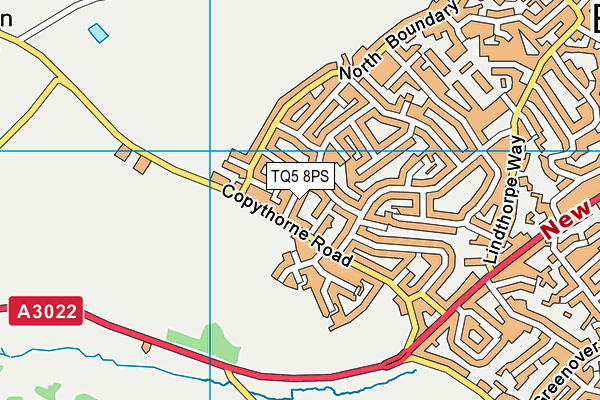 TQ5 8PS map - OS VectorMap District (Ordnance Survey)