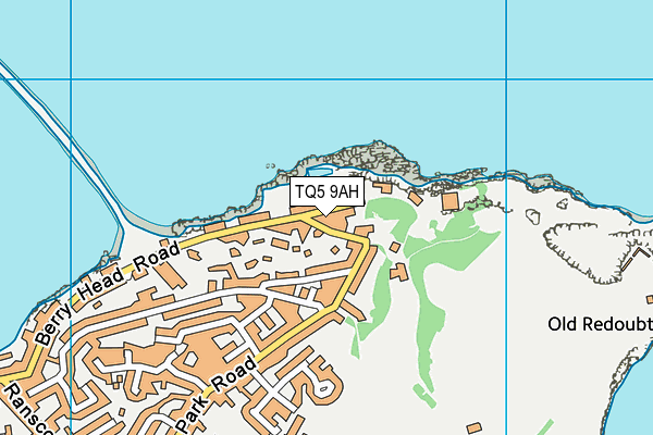 TQ5 9AH map - OS VectorMap District (Ordnance Survey)