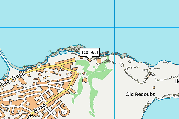 Berry Head Hotel map (TQ5 9AJ) - OS VectorMap District (Ordnance Survey)
