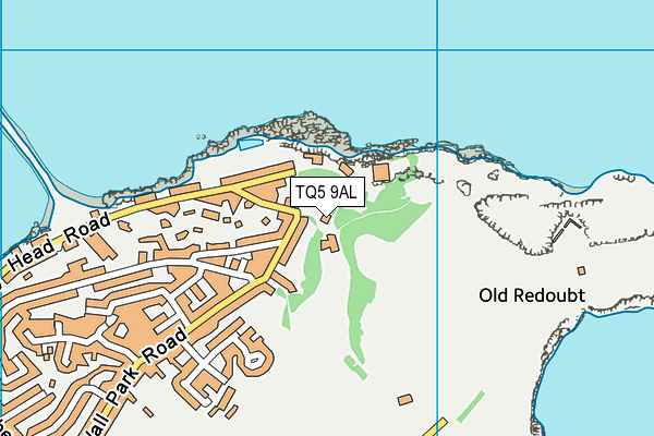 TQ5 9AL map - OS VectorMap District (Ordnance Survey)