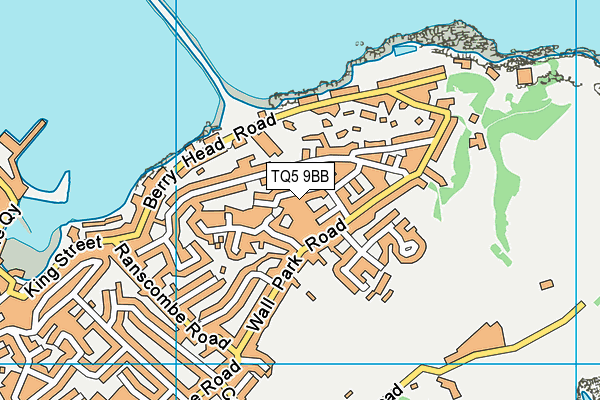 TQ5 9BB map - OS VectorMap District (Ordnance Survey)