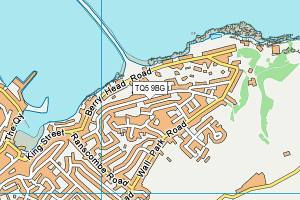 TQ5 9BG map - OS VectorMap District (Ordnance Survey)