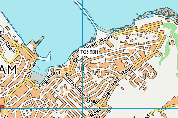 TQ5 9BH map - OS VectorMap District (Ordnance Survey)