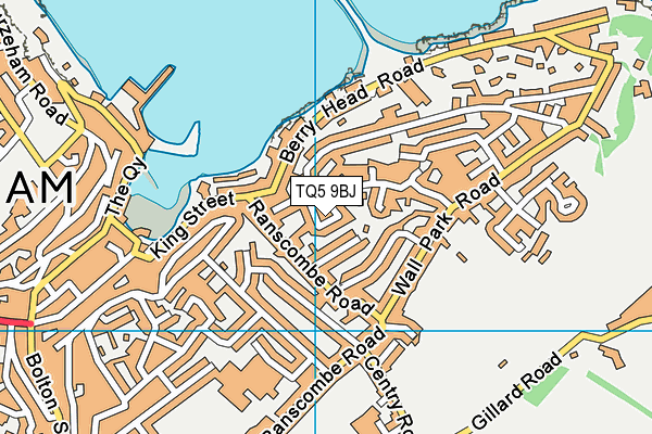 TQ5 9BJ map - OS VectorMap District (Ordnance Survey)