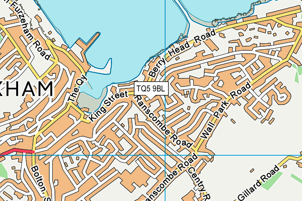 TQ5 9BL map - OS VectorMap District (Ordnance Survey)