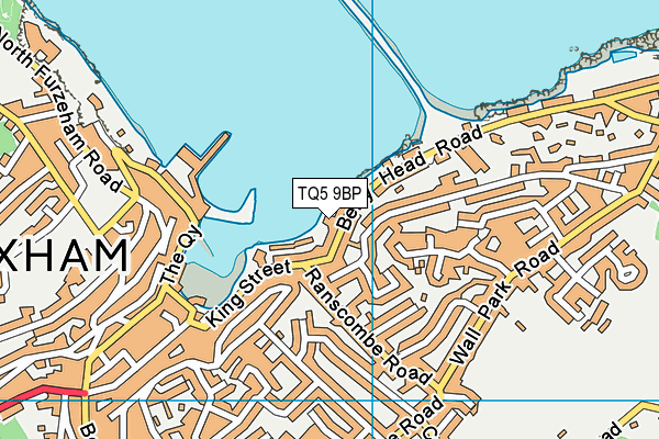 TQ5 9BP map - OS VectorMap District (Ordnance Survey)