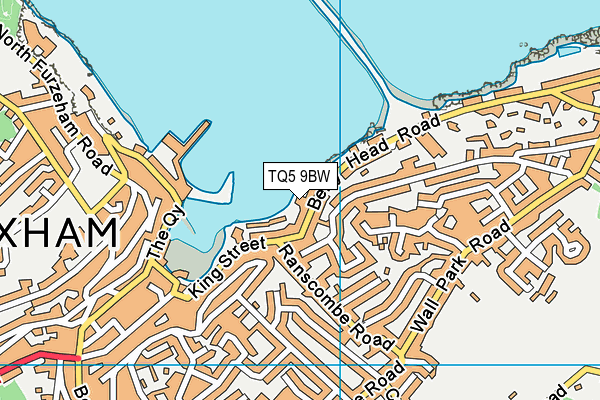TQ5 9BW map - OS VectorMap District (Ordnance Survey)