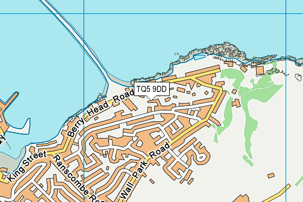 TQ5 9DD map - OS VectorMap District (Ordnance Survey)