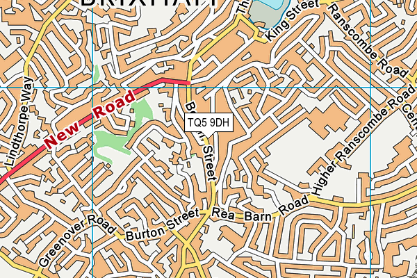 TQ5 9DH map - OS VectorMap District (Ordnance Survey)