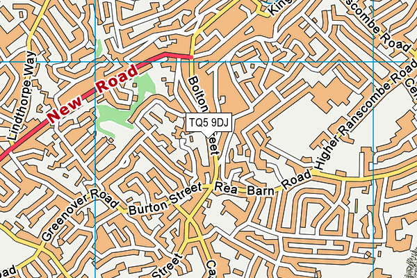 TQ5 9DJ map - OS VectorMap District (Ordnance Survey)
