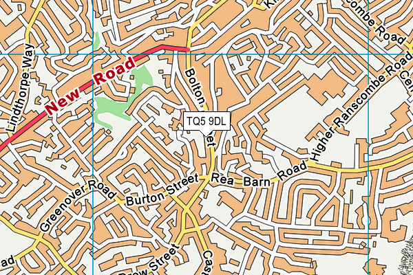 TQ5 9DL map - OS VectorMap District (Ordnance Survey)