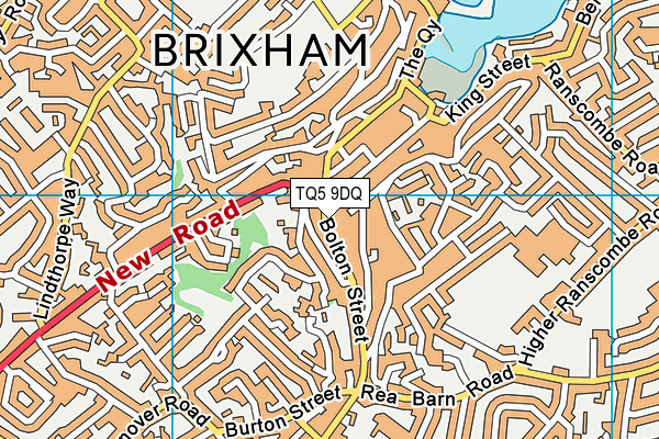 TQ5 9DQ map - OS VectorMap District (Ordnance Survey)