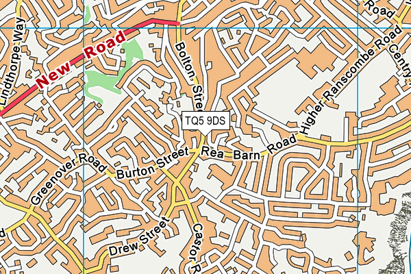 TQ5 9DS map - OS VectorMap District (Ordnance Survey)