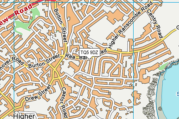 TQ5 9DZ map - OS VectorMap District (Ordnance Survey)