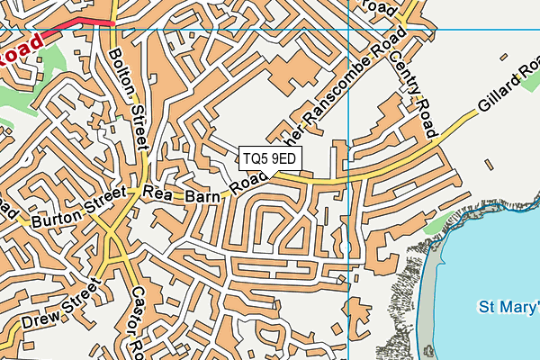 Astley Park (Brixham Rfc) map (TQ5 9ED) - OS VectorMap District (Ordnance Survey)