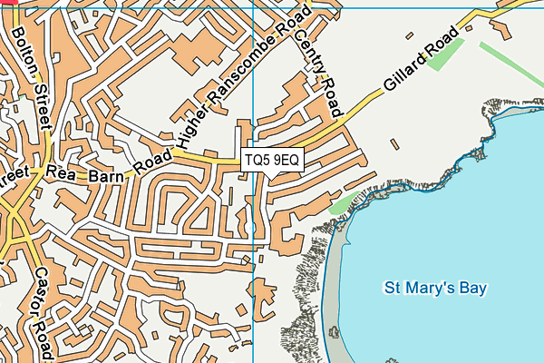 TQ5 9EQ map - OS VectorMap District (Ordnance Survey)