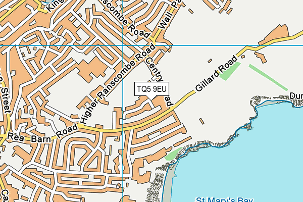 TQ5 9EU map - OS VectorMap District (Ordnance Survey)