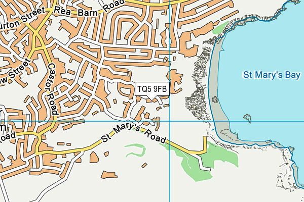 TQ5 9FB map - OS VectorMap District (Ordnance Survey)