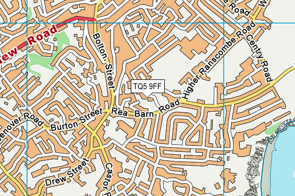 TQ5 9FF map - OS VectorMap District (Ordnance Survey)